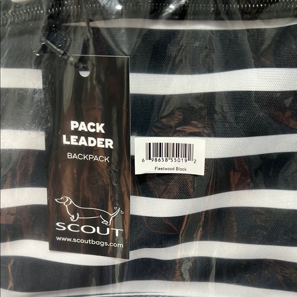 Brand new, with tag Scout Pack Leader Backpack in Fleetwood Black - Picture 2 of 9